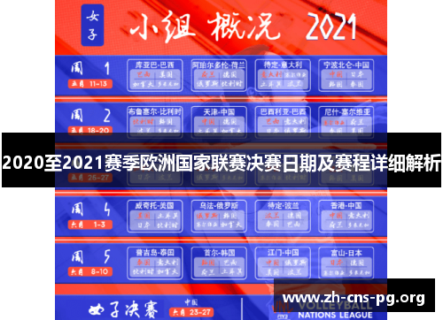 2020至2021赛季欧洲国家联赛决赛日期及赛程详细解析 2020至2021赛季欧洲国家联赛决赛日期及赛程详细解析