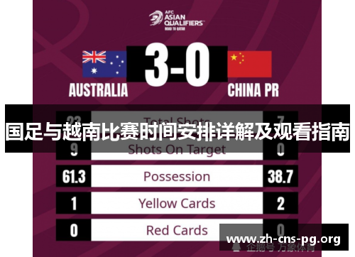 国足与越南比赛时间安排详解及观看指南 国足与越南比赛时间安排详解及观看指南